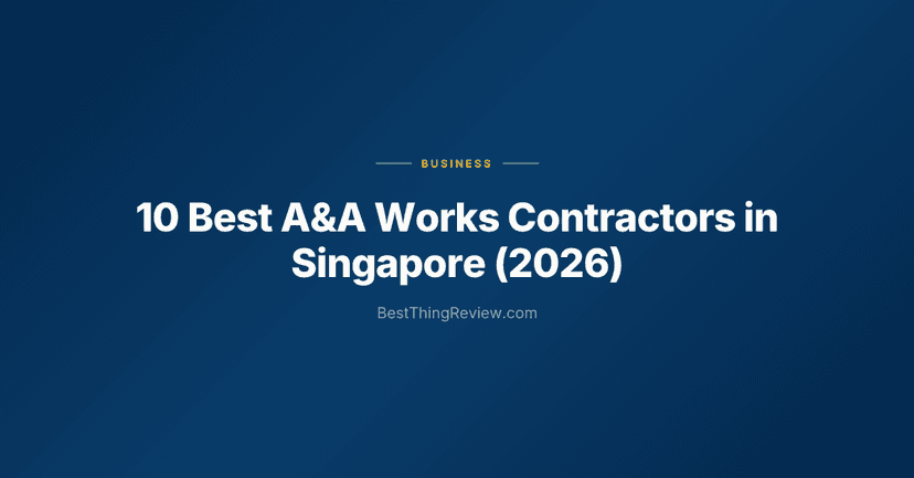 10 Best A&A Works Contractors in Singapore (2026)