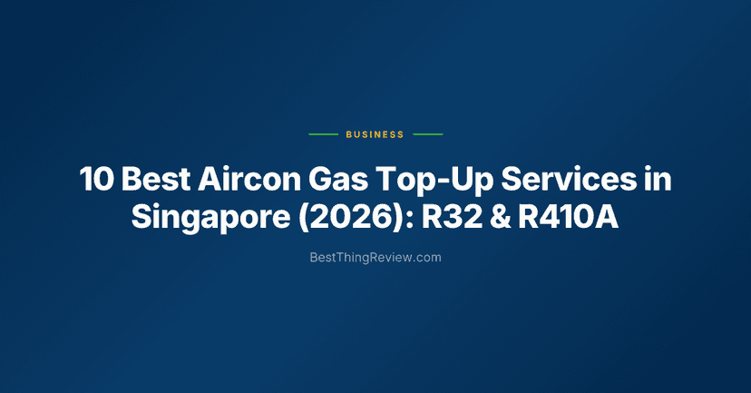 10 Best Aircon Gas Top-Up Services in Singapore (2026): R32 & R410A