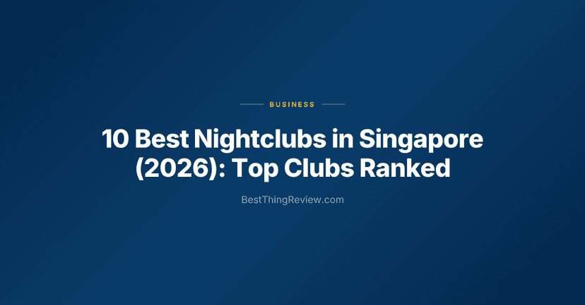 10 Best Nightclubs in Singapore (2026): Top Clubs Ranked