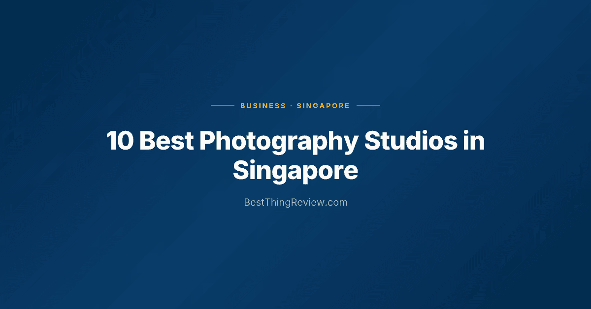 10 Best Photography Studios in Singapore (2026)